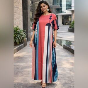 Imported Maxi Length Caftan NWOT 
Quiet Luxury